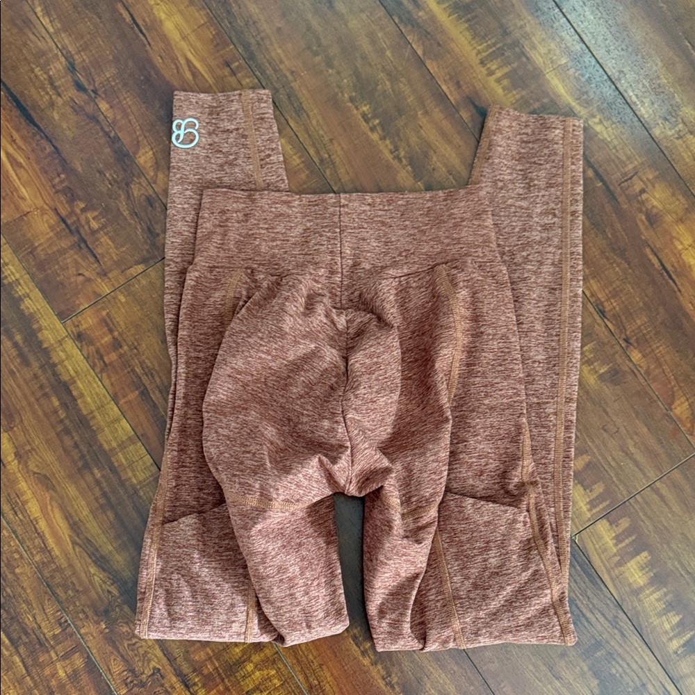 Bombshell Sportswear Light Brown Uplift Pocket Leggings